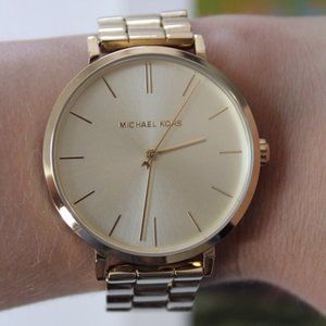 Michael Kors gold plated watch